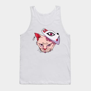 tanjiro cat Tank Top